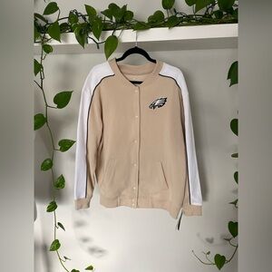 Philadelphia Eagles Full Snap Varsity Jacket